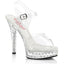 5" Heel, 1" Pf Ankle Strap Sandal Pleaser Fabulicious MAJESTY/508SDT