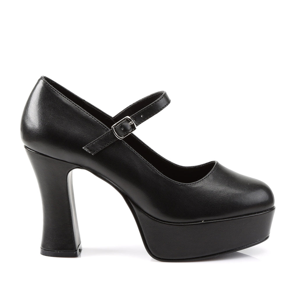 Sexy Round Toe Platform Mary Jane Pump Chunky High Heels Shoes Pleaser Funtasma MARYJANE/50