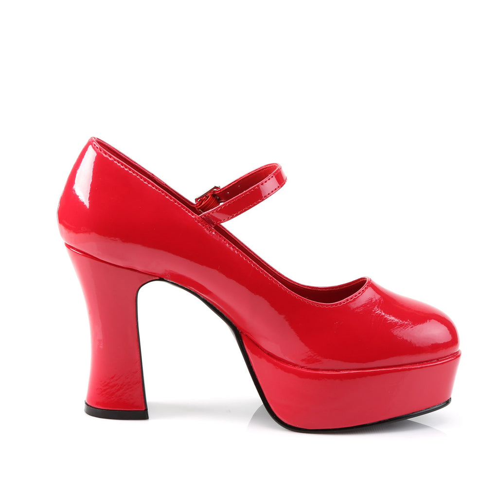 Sexy Round Toe Platform Mary Jane Pump Chunky High Heels Shoes Pleaser Funtasma MARYJANE/50