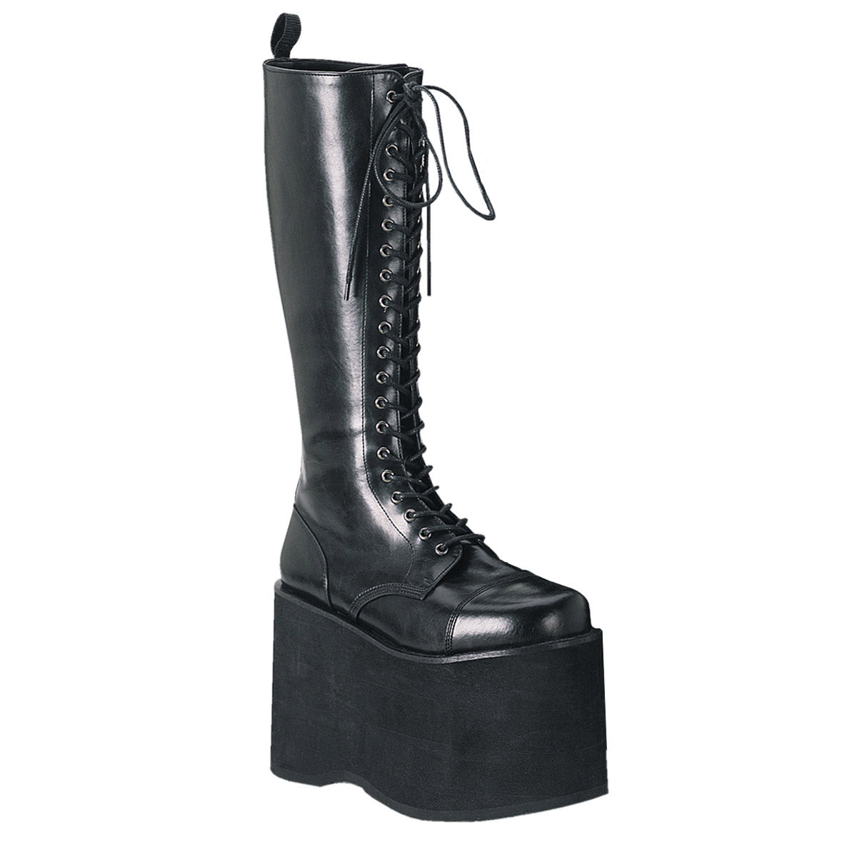Goth Punk Cyber Lace Up Knee High Extreme Platform Heel Boots Shoes Pleaser Demonia MEGA/602 Main image
