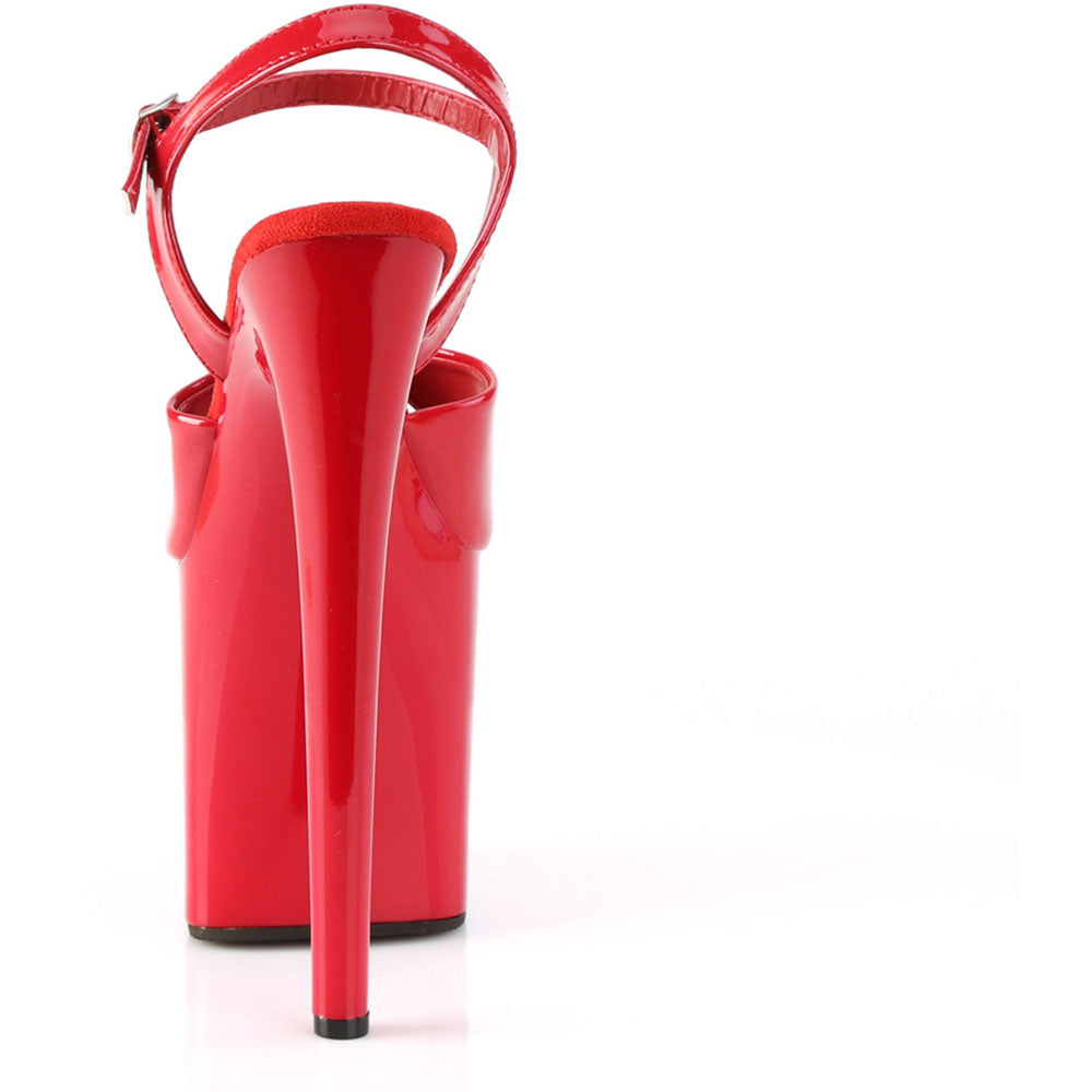 8" Heel, 4" Pf Ankle Strap Sandal Pleaser Pleaser NAUGHTY/809
