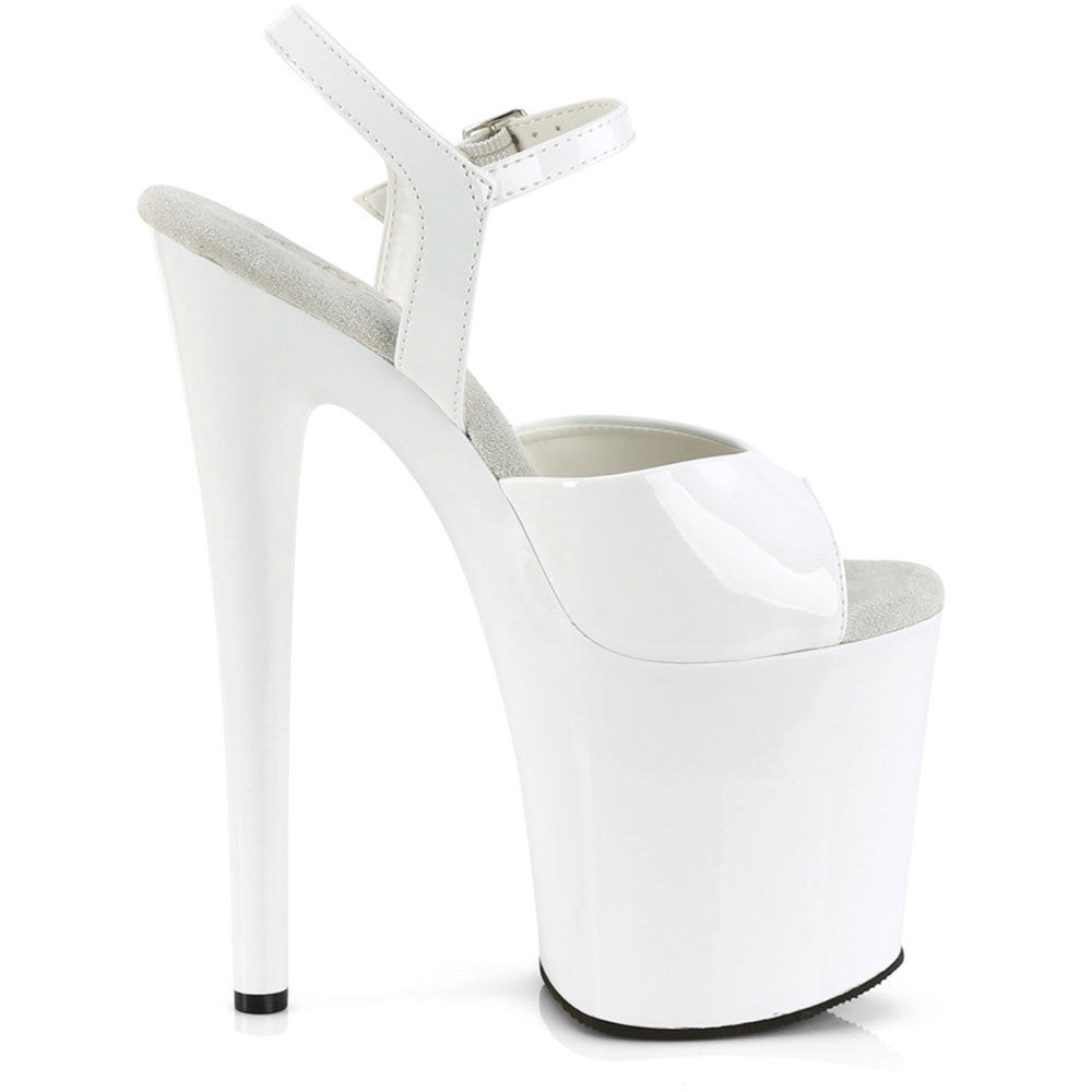 8" Heel, 4" Pf Ankle Strap Sandal Pleaser Pleaser NAUGHTY/809