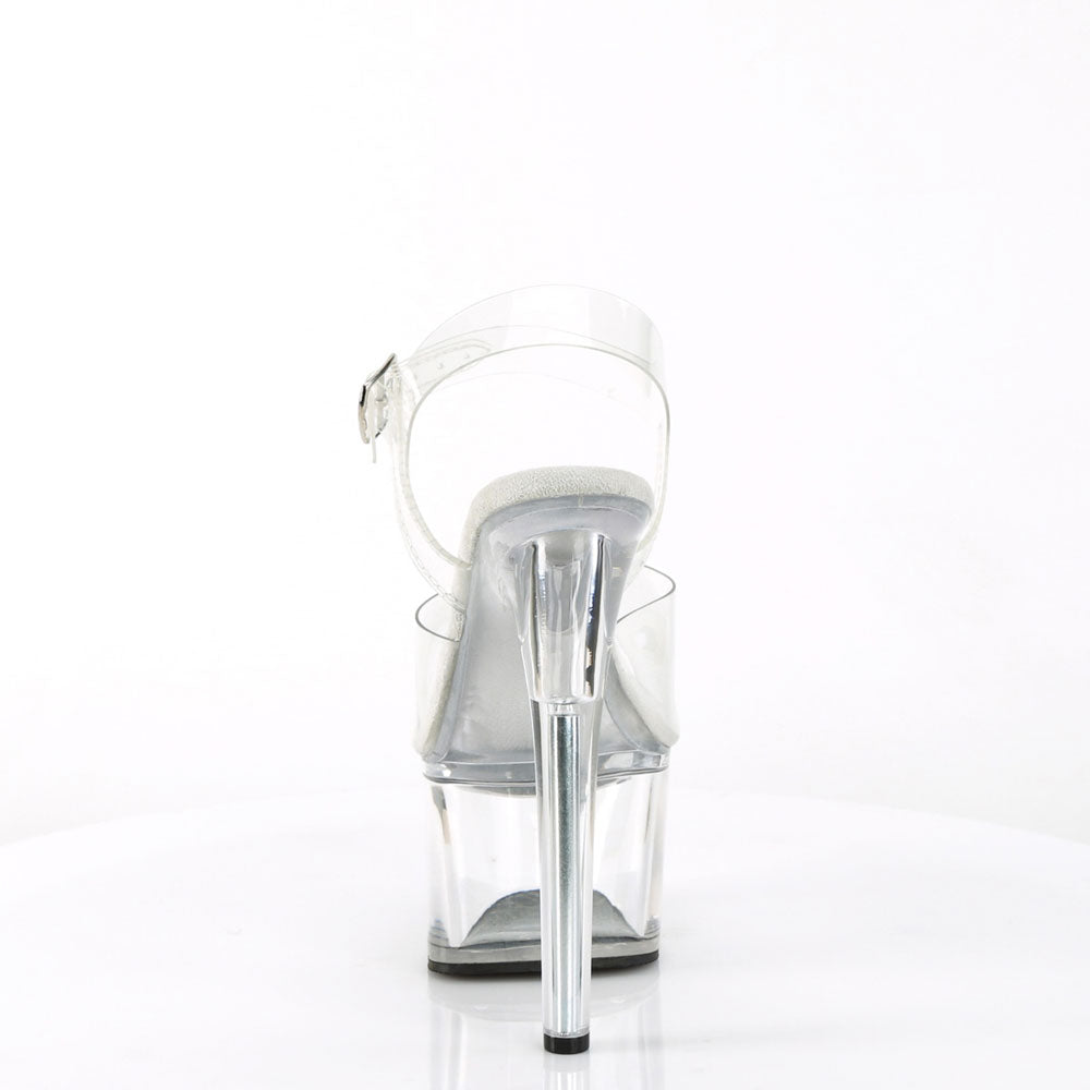 7" Heel, 2" Pf Ankle Strap Sandal Pleaser Pleaser PASSION/708