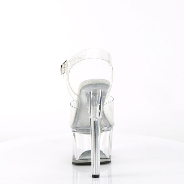 7" Heel, 2" Pf Ankle Strap Sandal Pleaser Pleaser PASSION/708