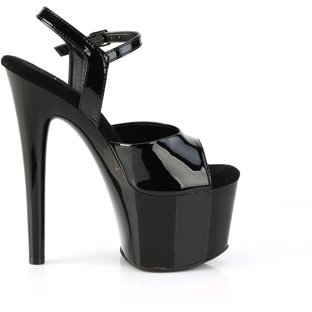 7" Heel, 2" Pf Ankle Strap Sandal Pleaser Pleaser PASSION/709