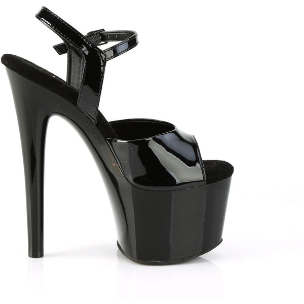 7" Heel, 2" Pf Ankle Strap Sandal Pleaser Pleaser PASSION/709