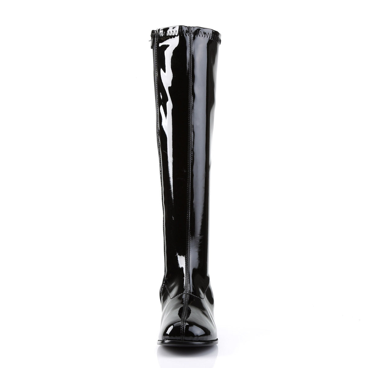 Pleaser Funtasma 70S Disco Retro Side Zipper Block Heel Knee High Gogo Boots Shoes RETRO/300 Secondary image