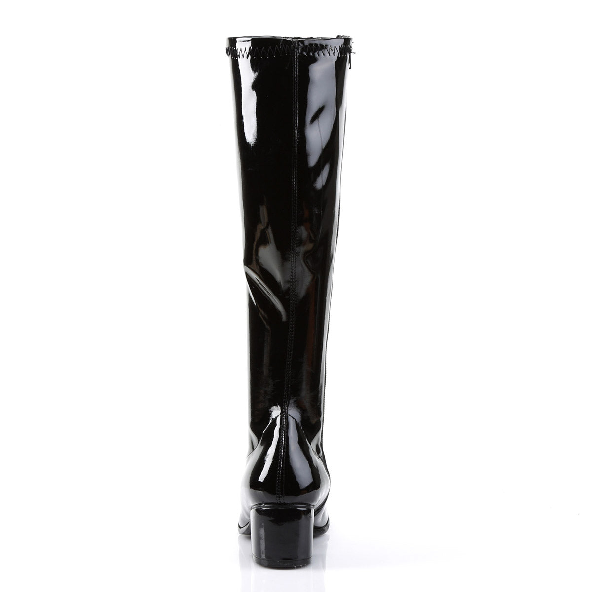70S Disco Retro Side Zipper Block Heel Knee High Gogo Boots Shoes Pleaser Funtasma RETRO/300