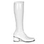 70S Disco Retro Side Zipper Block Heel Knee High Gogo Boots Shoes Pleaser Funtasma RETRO/300