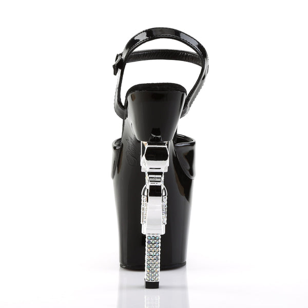 Sexy Stripper Platform Peep Toe Sandal Revolver Gun High Heels Shoes Pleaser  REVOLVER/709