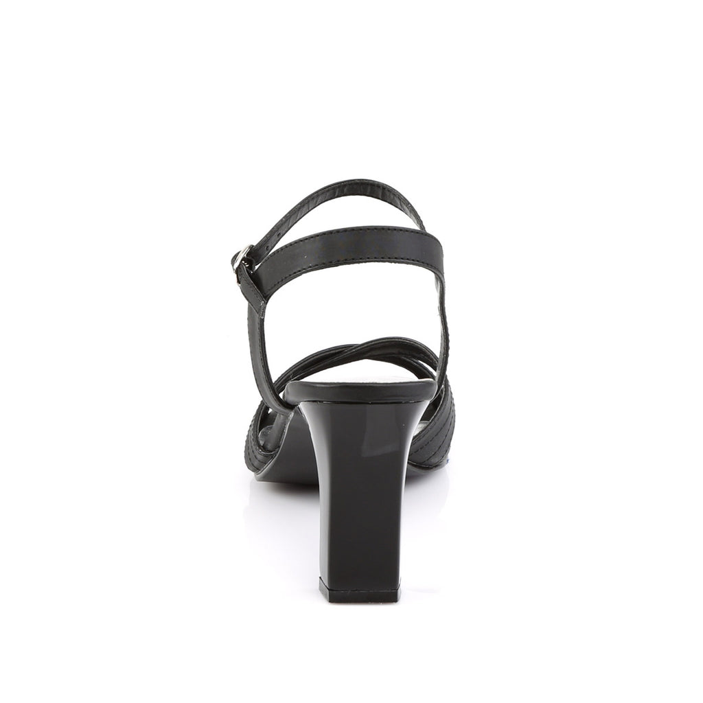 3 1/4" Square Heel Ankle Strap Sandal Pleaser Fabulicious ROMANCE/313