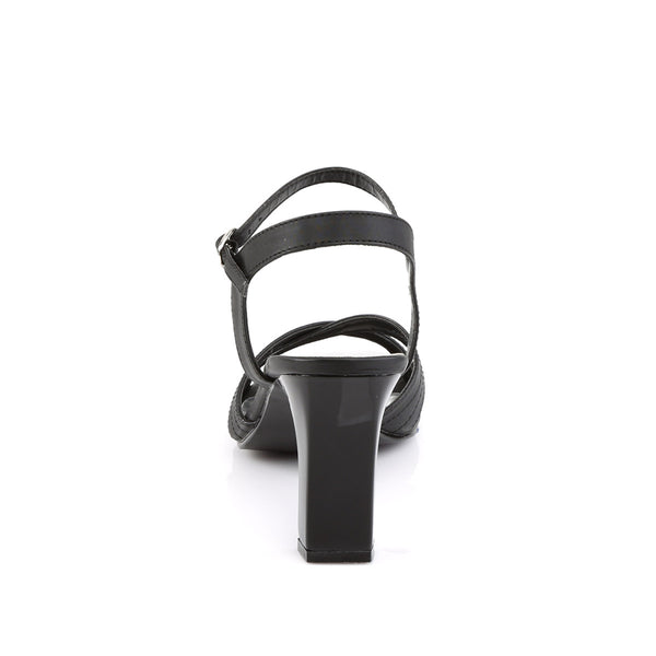 3 1/4" Square Heel Ankle Strap Sandal Pleaser Fabulicious ROMANCE/313