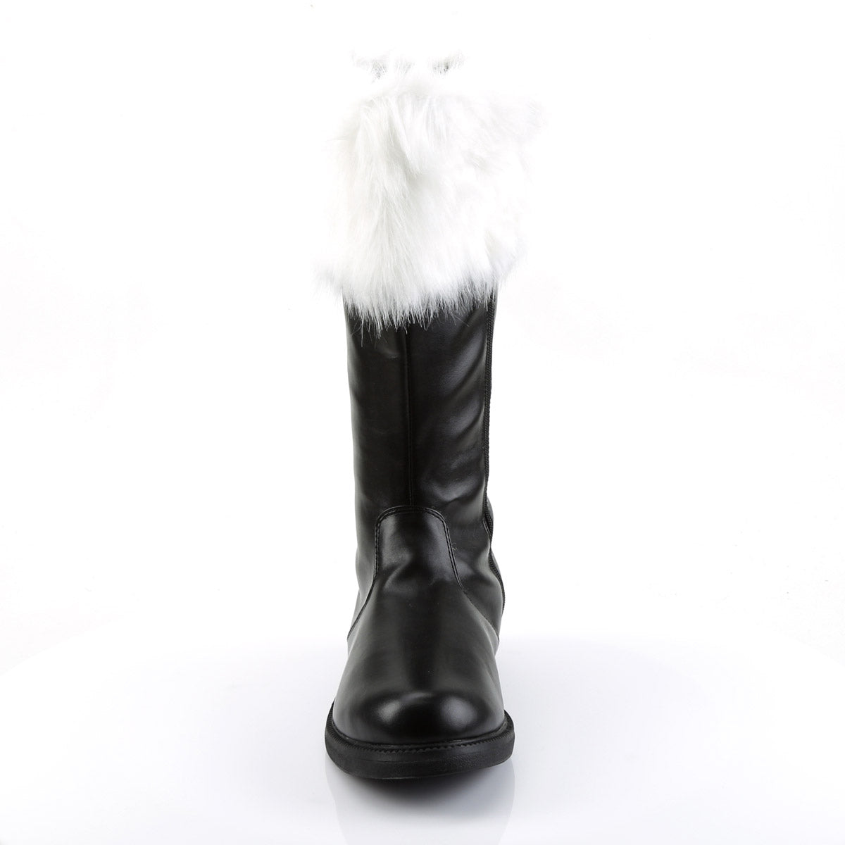Funtasma Merry Christmas Mid Calf Flat Heel Santa Boots with Fur Trim Secondary image