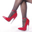 Sexy Spike Stiletto Pointy Toe Pumps Ankle Strap High Heels Shoes Pleaser Devious SCREAM/12