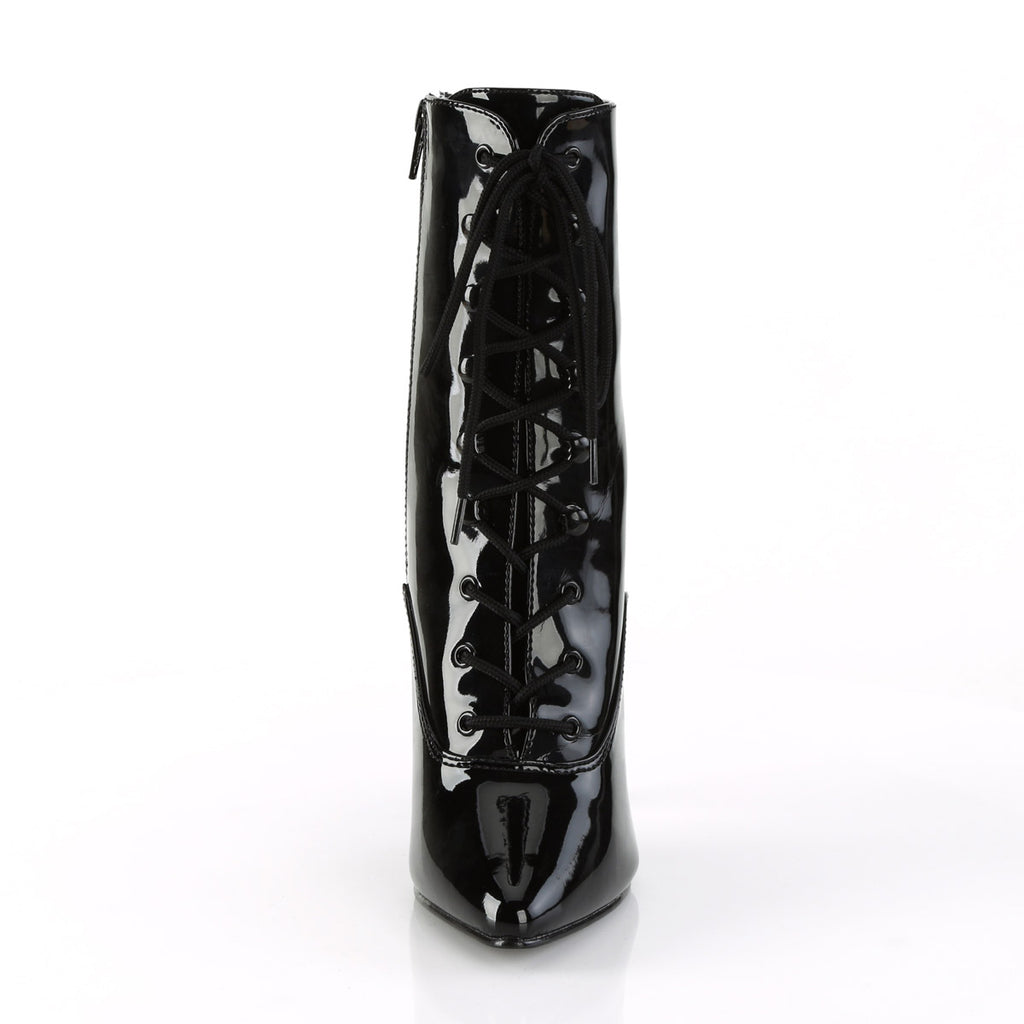 Sexy Pointy Toe Lace Up Ankle Bootie Stiletto High Heel Boots Shoes Pleaser Pleaser SEDUCE/1020