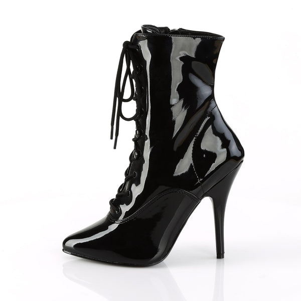Sexy Pointy Toe Lace Up Ankle Bootie Stiletto High Heel Boots Shoes Pleaser Pleaser SEDUCE/1020