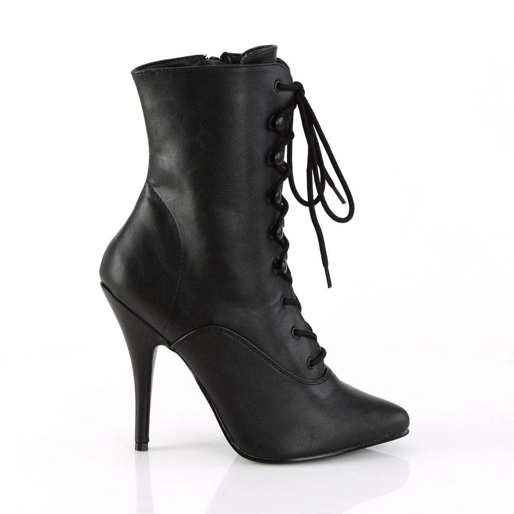 Sexy Pointy Toe Lace Up Ankle Bootie Stiletto High Heel Boots Shoes Pleaser Pleaser SEDUCE/1020