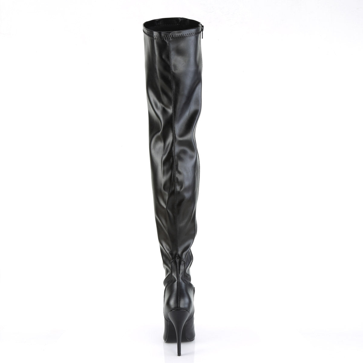 Dominatrix Plain Stretch Zipper Thigh High Stiletto Heel Boots Shoes Pleaser Pleaser SEDUCE/3000