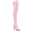 5" Heel Plain Stretch Thigh Boot, Side Zip Pleaser Pleaser SEDUCE/3000