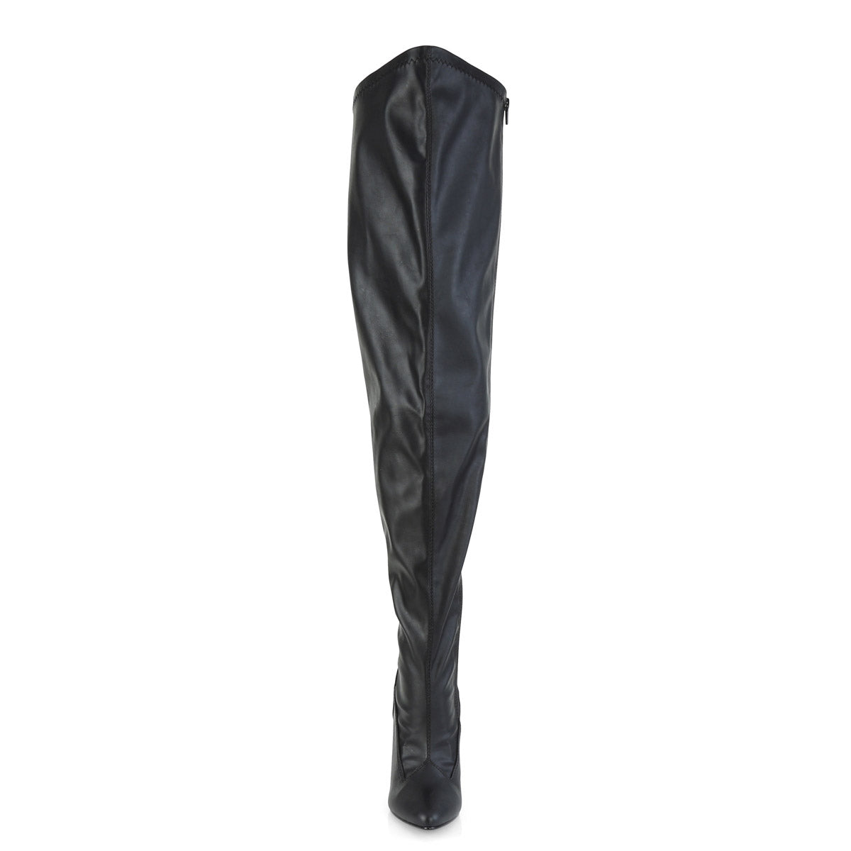 Pleaser Pink Label 5" Heel Stretch Wide Calf Thigh Boot, Side Zip SEDUCE/3000WC Secondary image