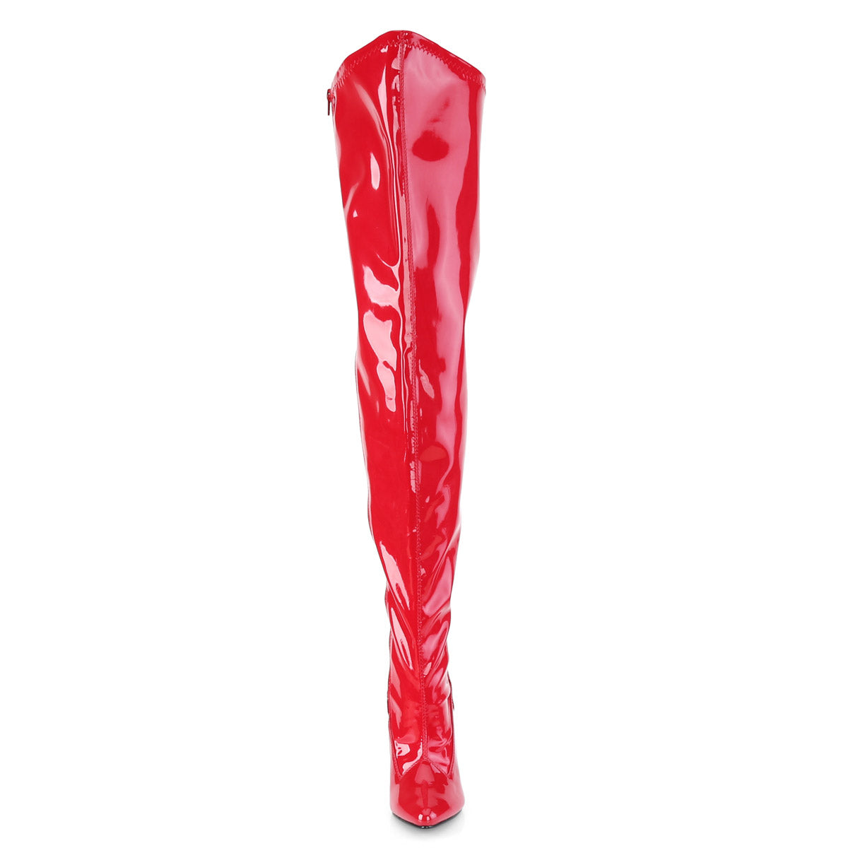 5" Heel Stretch Wide Calf Thigh Boot, Side Zip Pleaser Pleaser Pink Label SEDUCE/3000WC