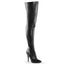 Classic Plain Stretch Zipper Thigh High Stiletto Heel Boots Shoes Pleaser Pleaser SEDUCE/3010