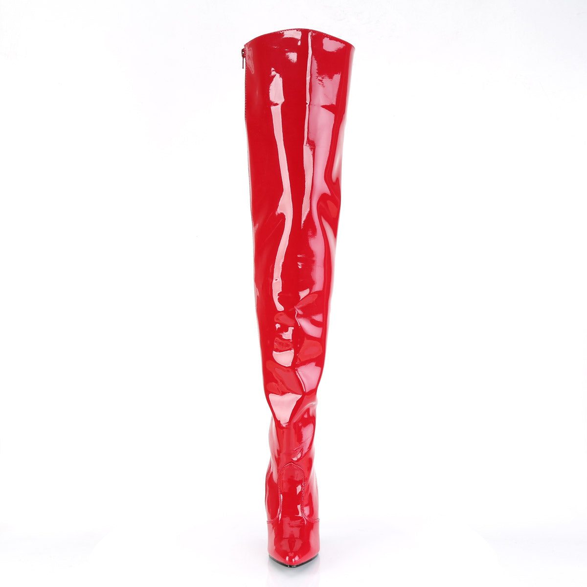 Classic Plain Stretch Zipper Thigh High Stiletto Heel Boots Shoes Pleaser Pleaser SEDUCE/3010