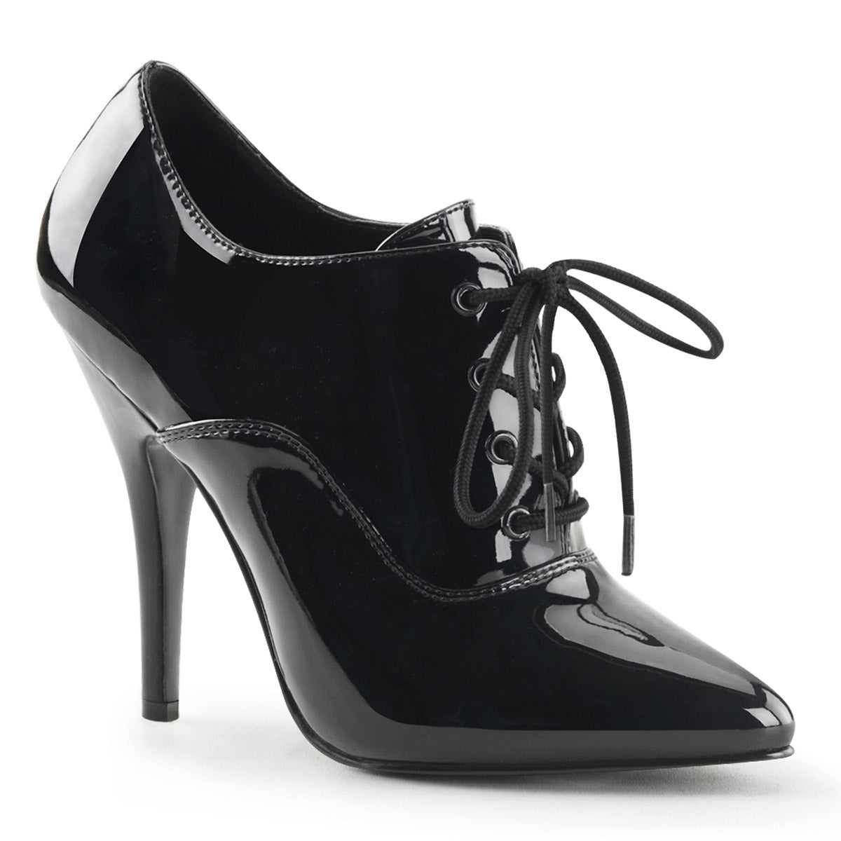 Sexy Oxford Lace Pointed Toe Stiletto Ankle Bootie High Heels Shoes Pleaser Pleaser SEDUCE/460 Main image
