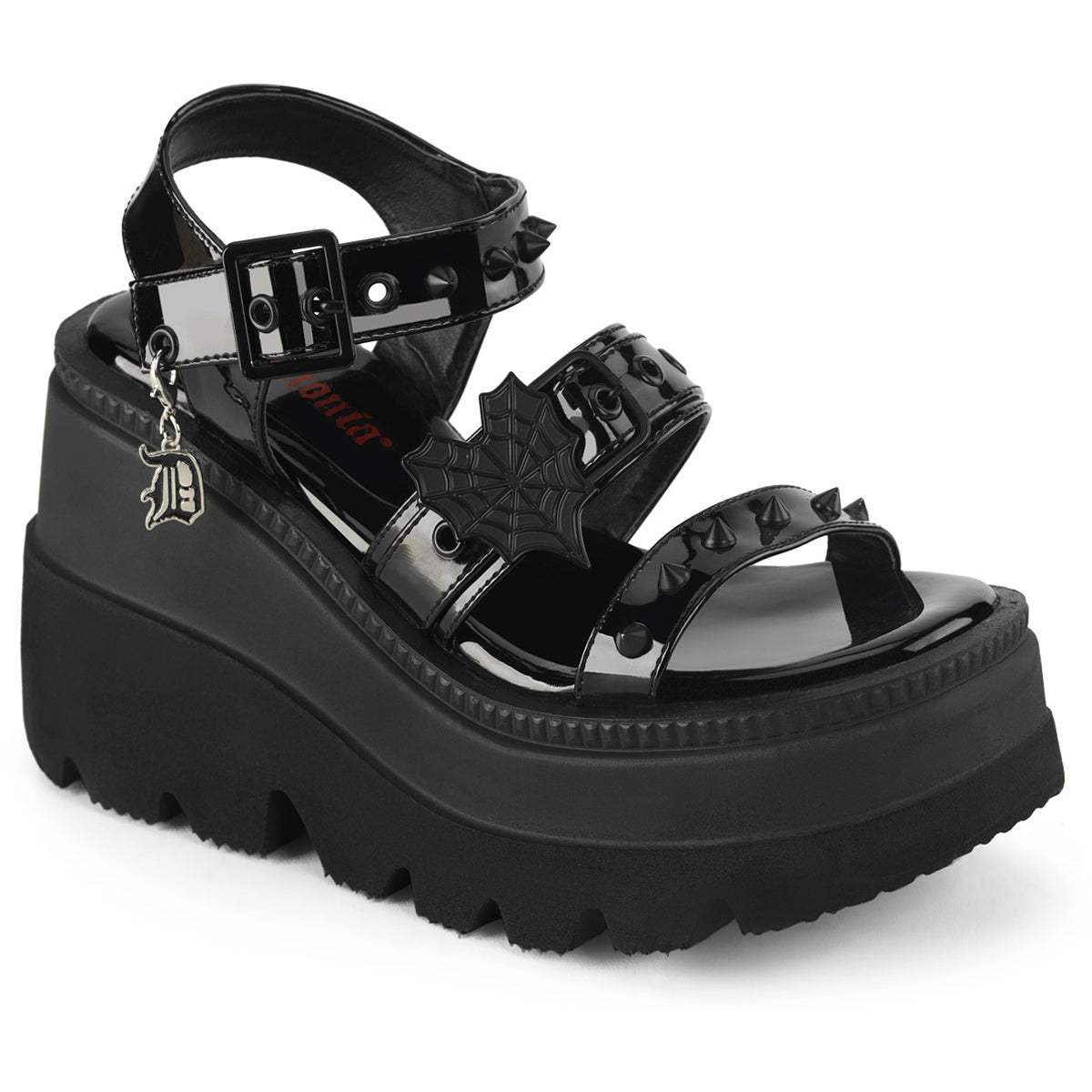4 1/2" Wedge Pf Ankle Strap Sandal Pleaser Demonia SHAKER/13 Main image