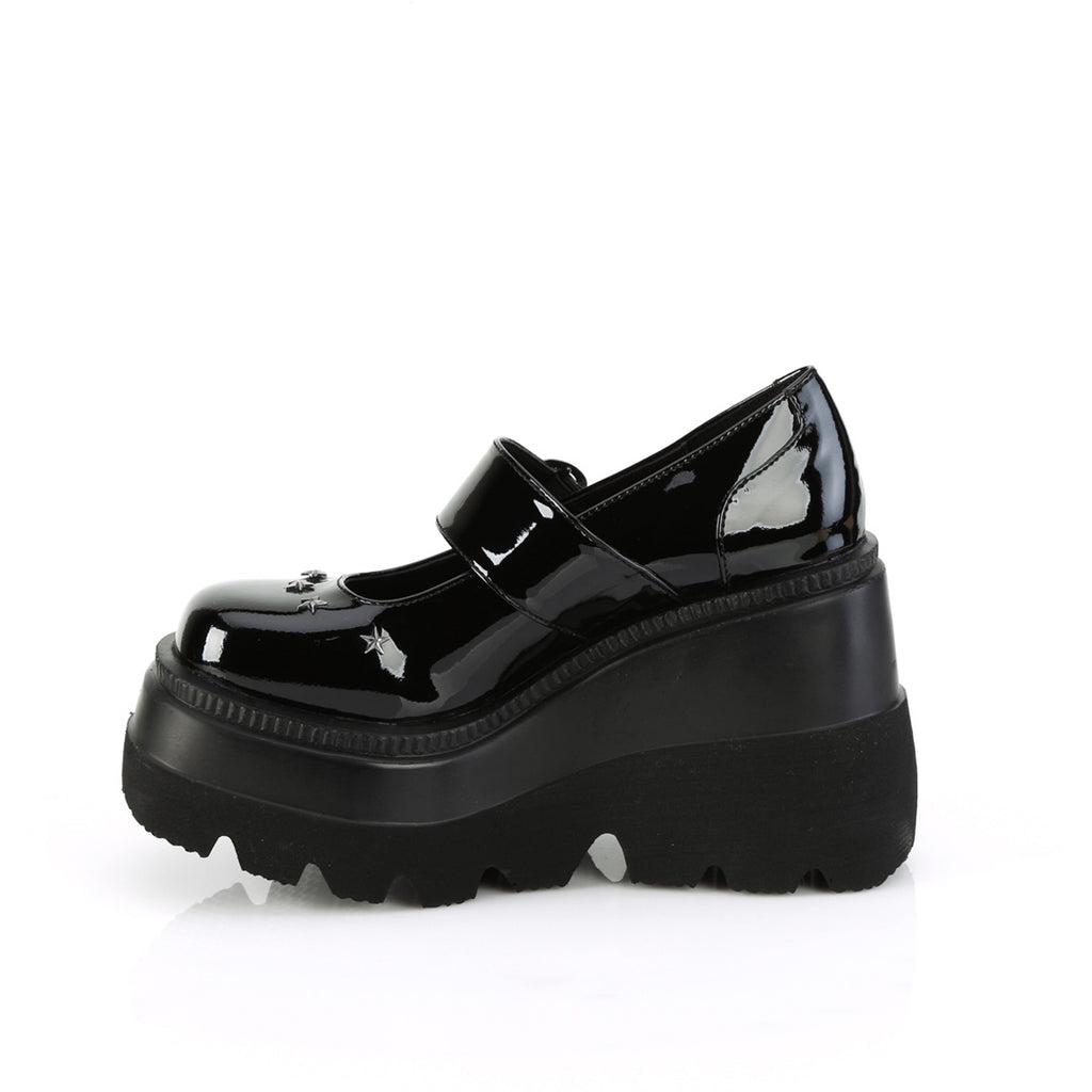 4 1/2" Wedge Pf Maryjane Pleaser Demonia SHA23/B