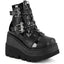4 1/2" Wedge Pf Ankle Boot, Side Zip Pleaser Demonia SHAKER/66