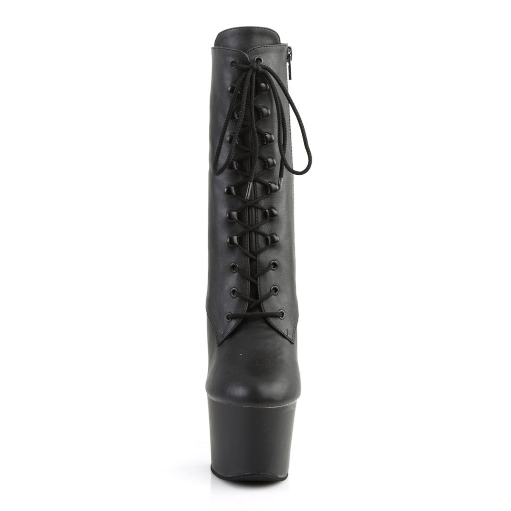 7" Heel, 2 3/4" PF Ankle Boot, Side Zip Pleaser Pleaser SKY/1020