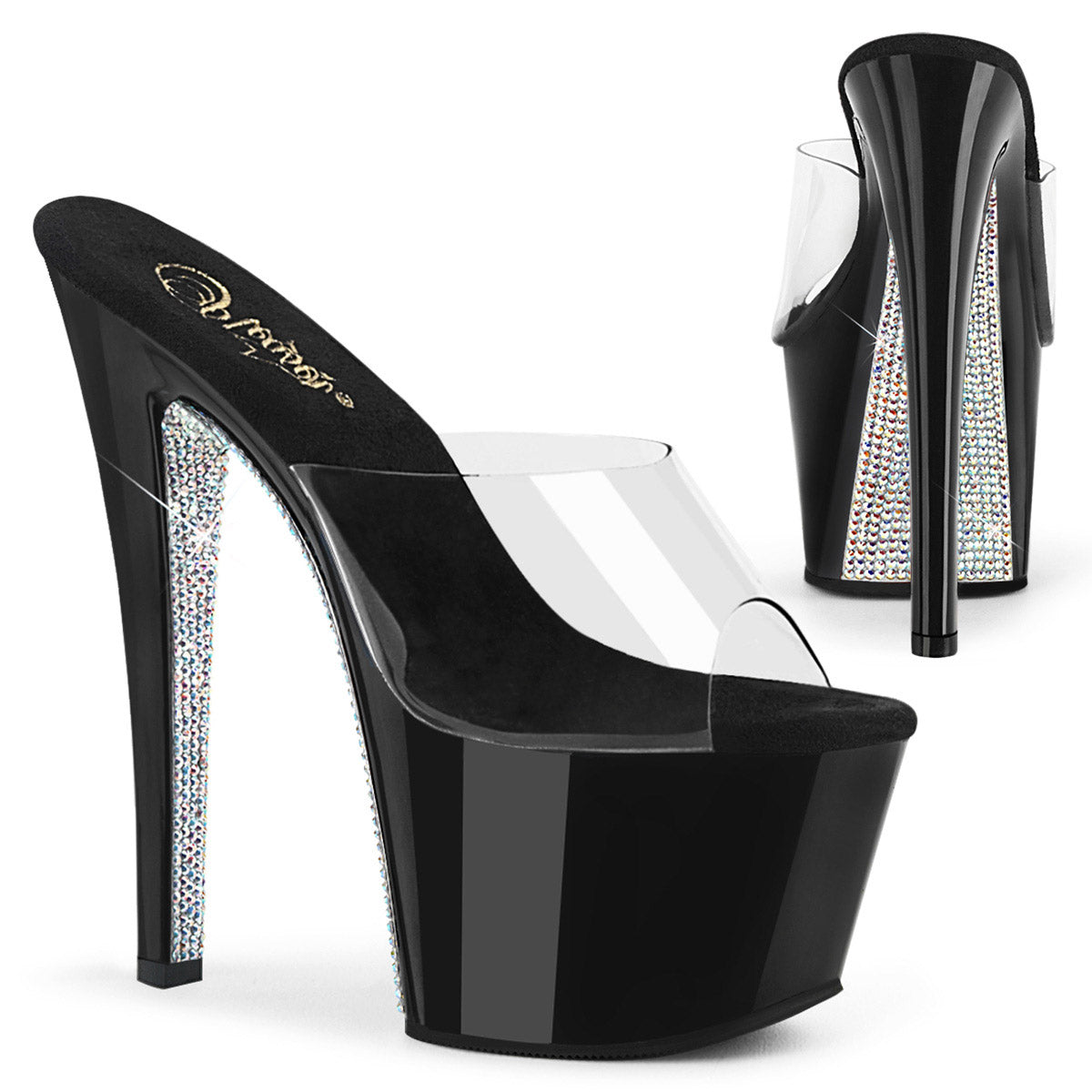7" Heel, 2 3/4" Pf Slide Pleaser Pleaser SKY301CRS/C/B/SRS Main image