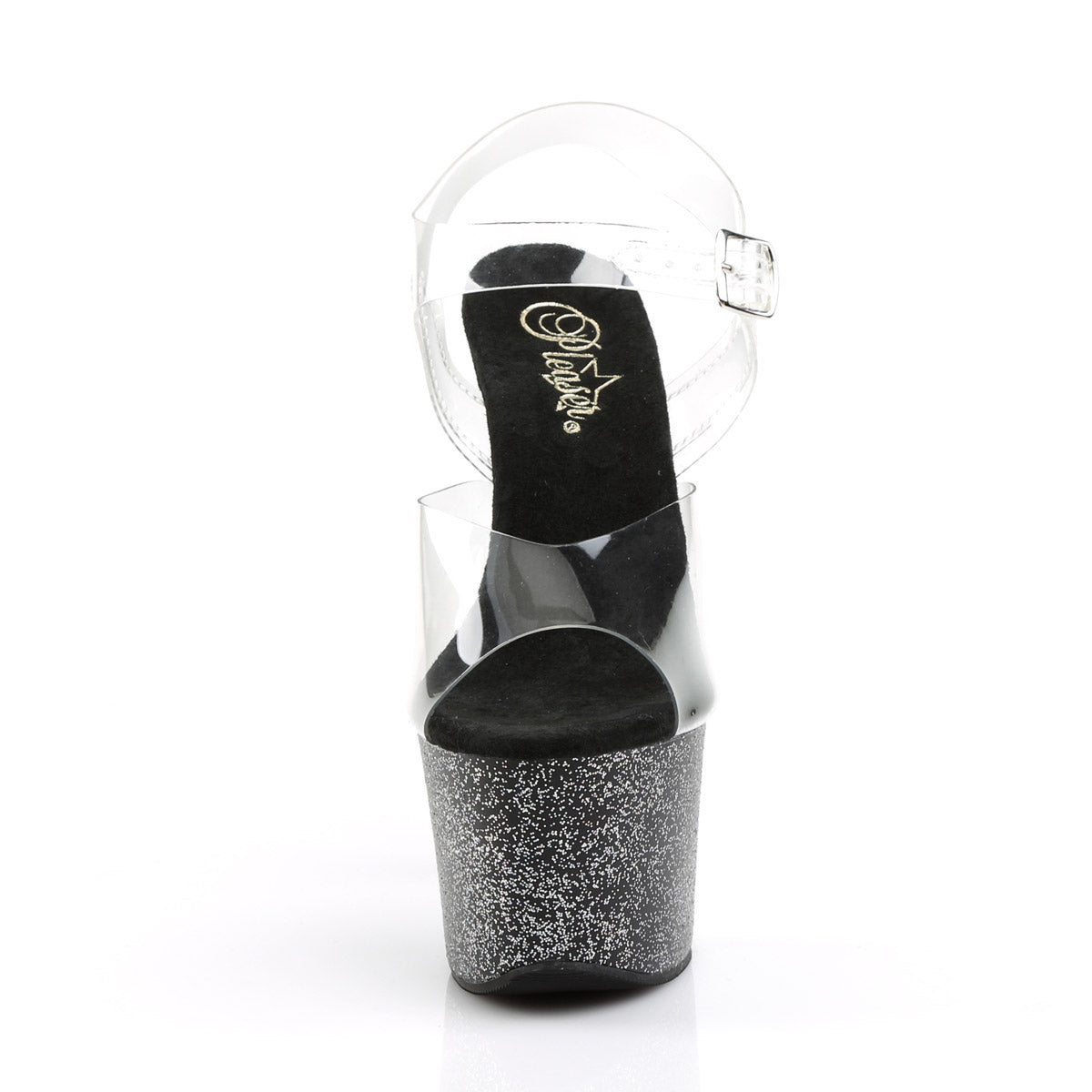 Pleaser Glitter Platform Stiletto Ankle Sandals Stripper High Heels Shoes SKY/308MG Secondary image