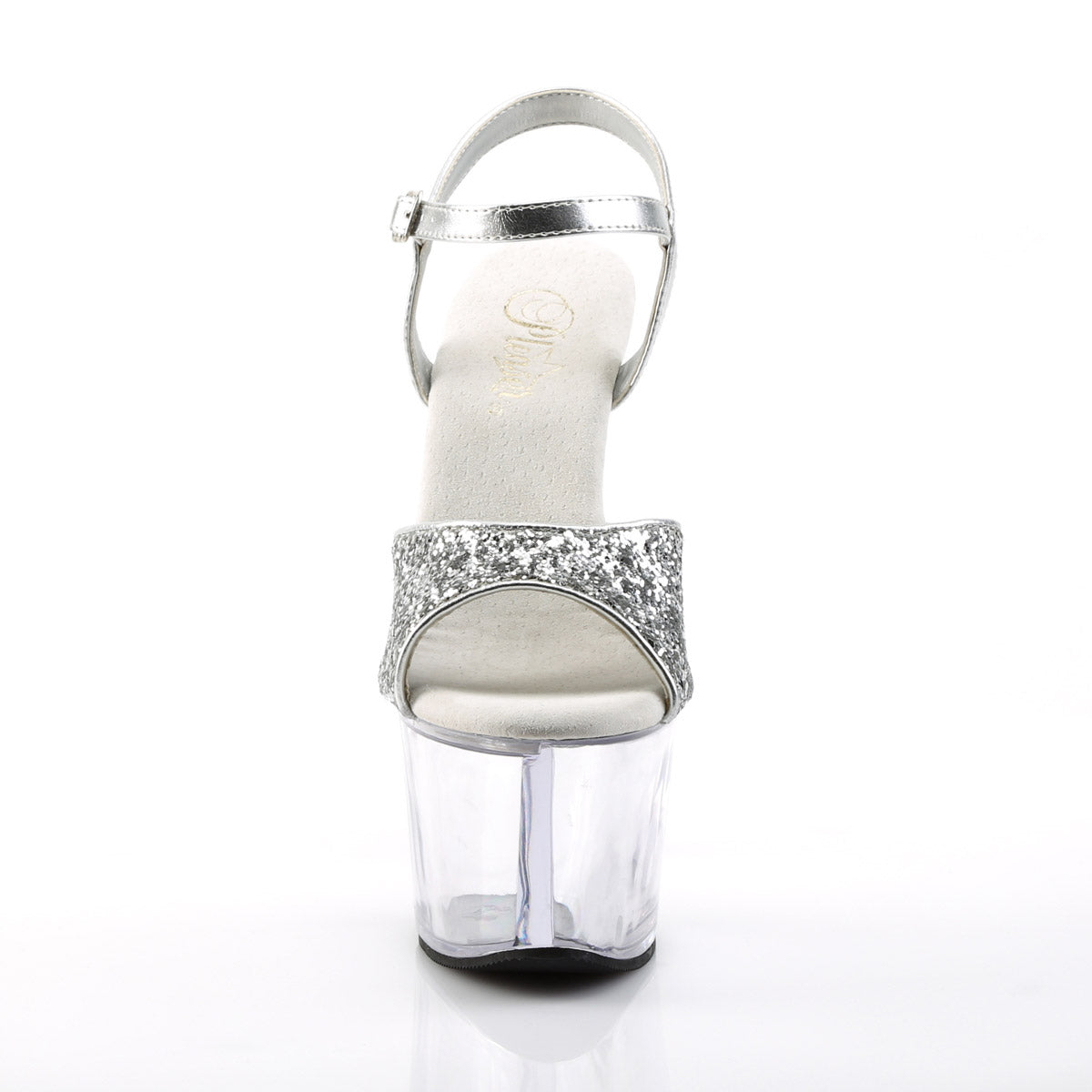 Pleaser Sky-310 Platform Stiletto Glitter Ankle Strap Sandals for Women Secondary image