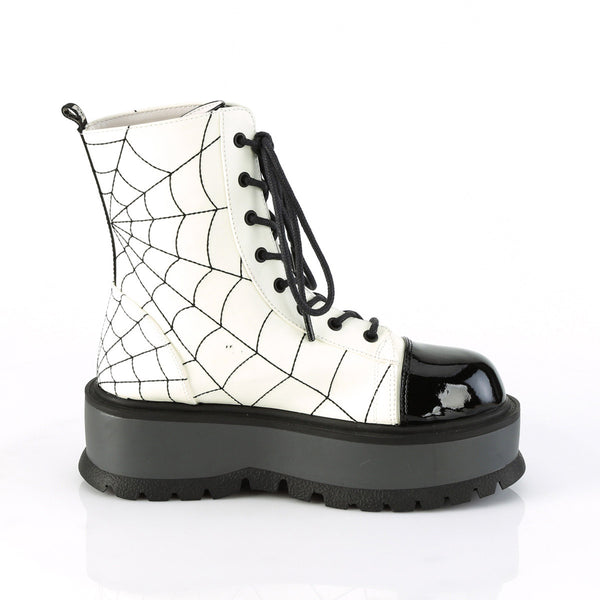 2" PF Lace-Up Ankle Boot Pleaser Demonia SLACKER/88