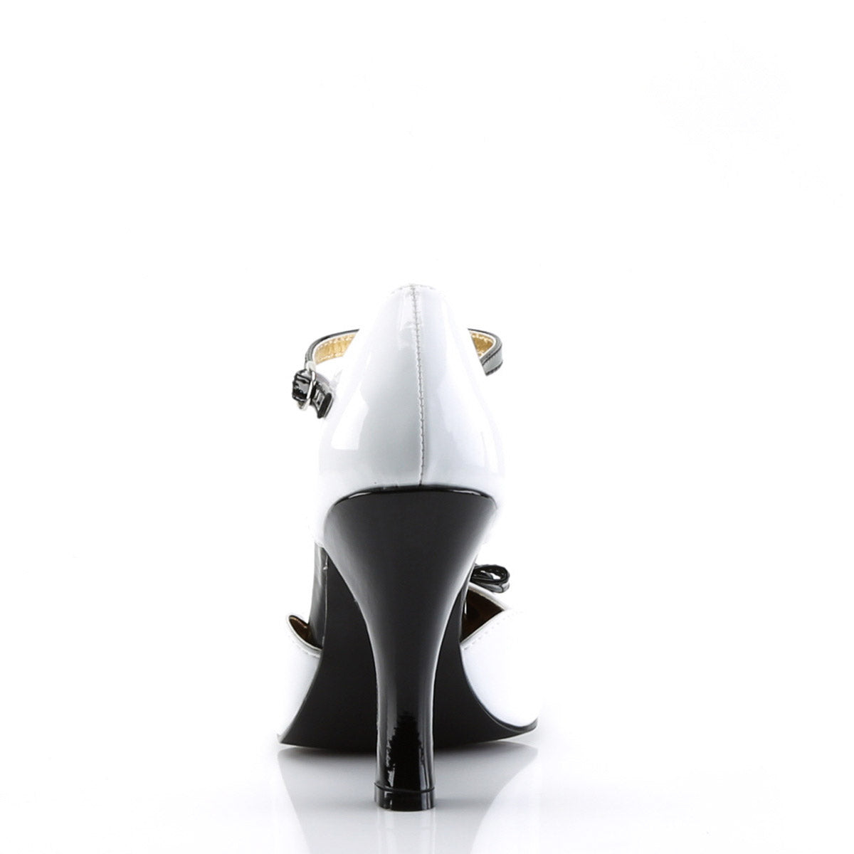 Sexy T-Strap Spat D'Orsay Pumps Mini Bow Spool High Heels Shoes Pleaser Pin Up Couture SMITTEN/10