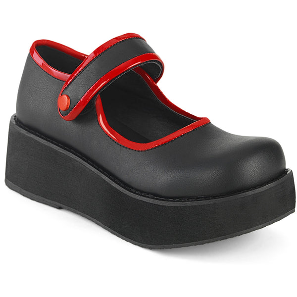 2 1/4" Pf Mary Jane Pleaser Demonia SPR01/BVL