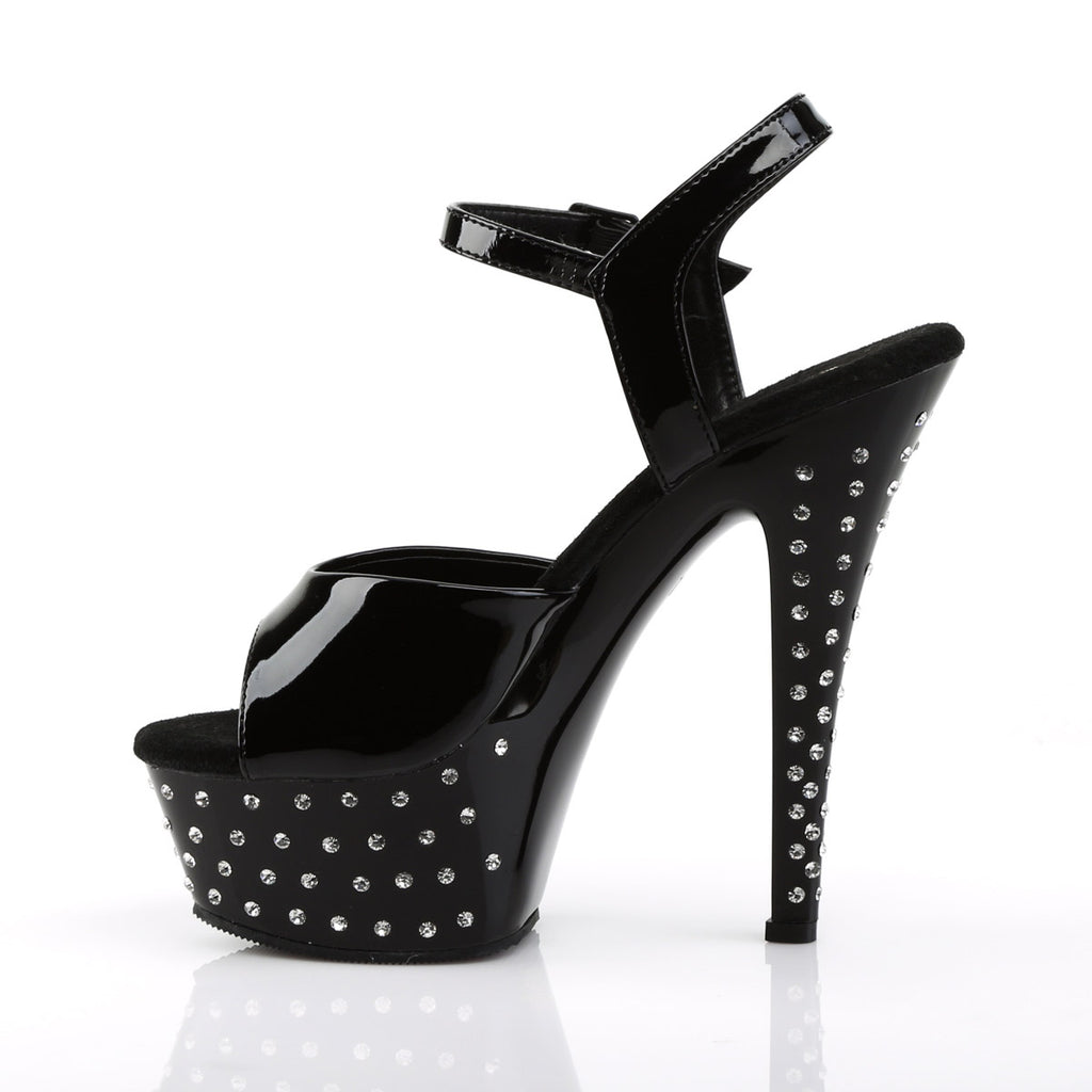 Hot Rhinestone Platform Stiletto Ankle Strap Sandal High Heels Shoes Pleaser Pleaser STARDUST/609