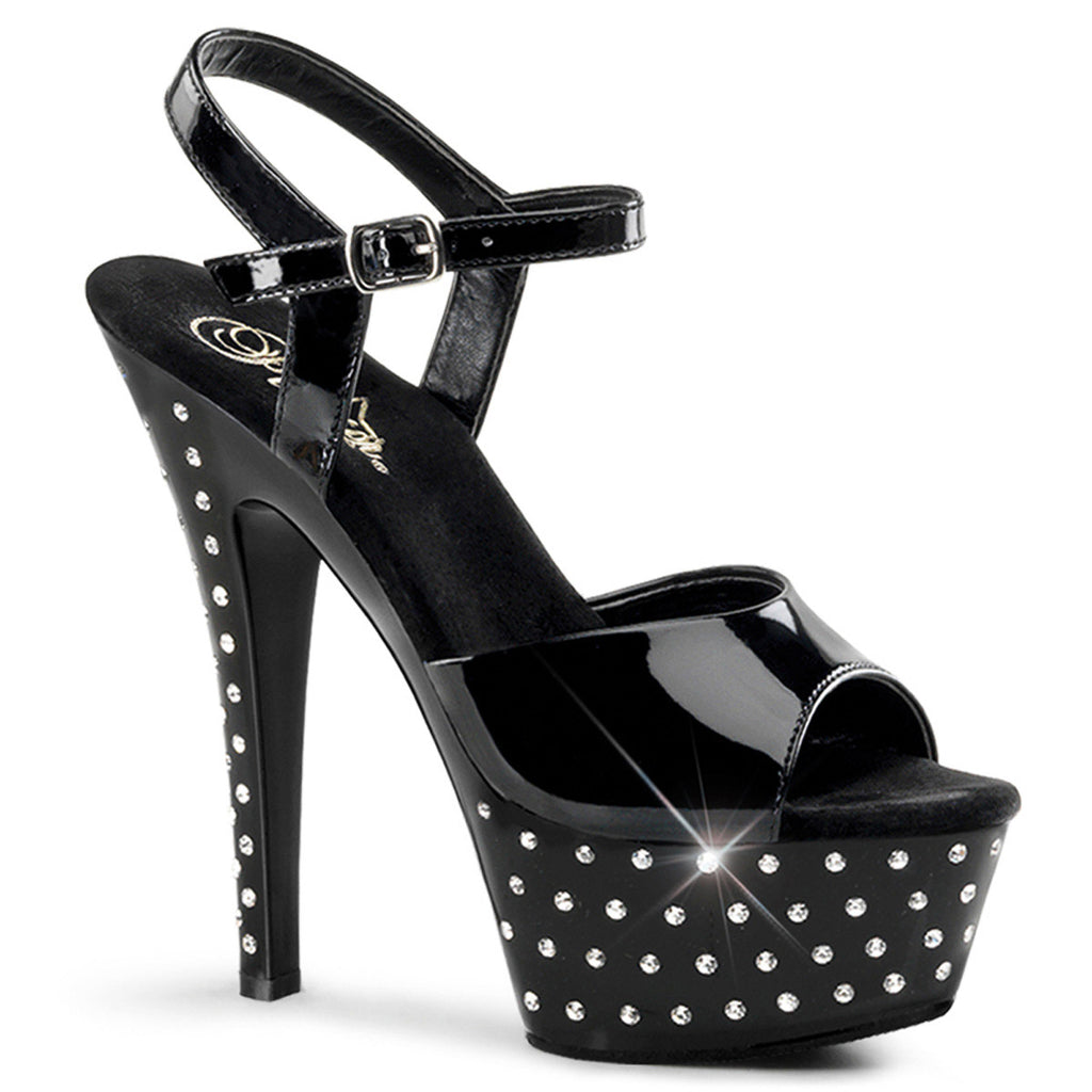 Hot Rhinestone Platform Stiletto Ankle Strap Sandal High Heels Shoes Pleaser Pleaser STARDUST/609
