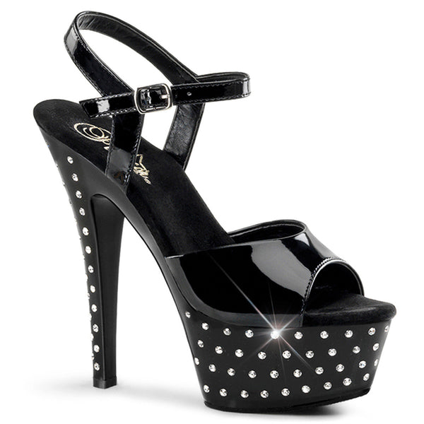Hot Rhinestone Platform Stiletto Ankle Strap Sandal High Heels Shoes Pleaser Pleaser STARDUST/609