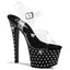 Rhinestone Platform Ankle Strap High Heels Shoes STARDUST/708 Pleaser  STARDUST/708