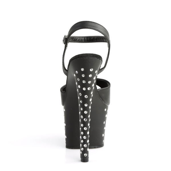 Rhinestone Studded Platform Stiletto Ankle Sandal High Heels Shoes Pleaser Pleaser STARDUST/709