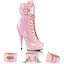 6" Heel, 1" Pf Lace-Up Ankle Boot, Side Zip Pleaser Fabulicious SULTRY/1023