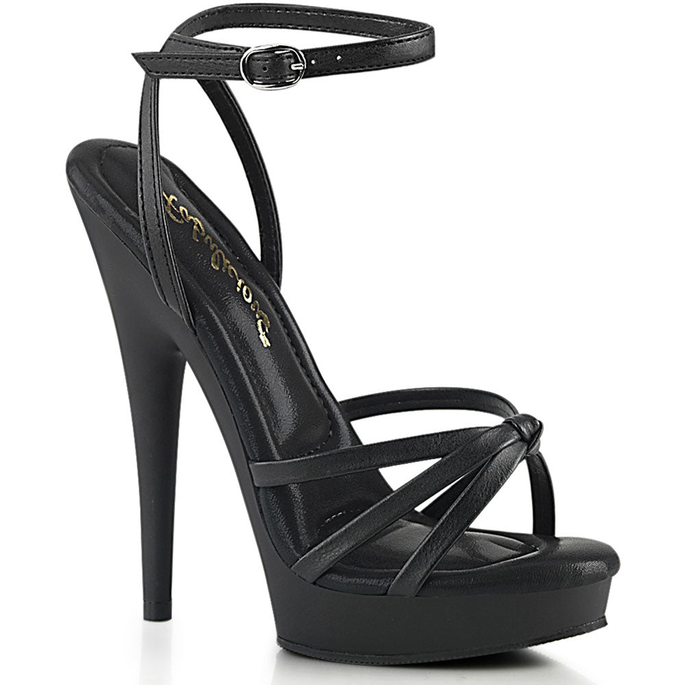 6" Heel, 1" Pf Wrap Around Knotted Strap Sandal Pleaser Fabulicious SULTRY/638