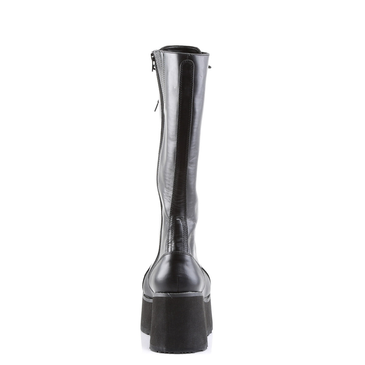 Punk Rock Lace Up Knee High Extreme Platform Zip Side Boots Shoes Pleaser Demonia TRASHVILLE/502