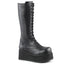Punk Rock Lace Up Knee High Extreme Platform Zip Side Boots Shoes Pleaser Demonia TRASHVILLE/502