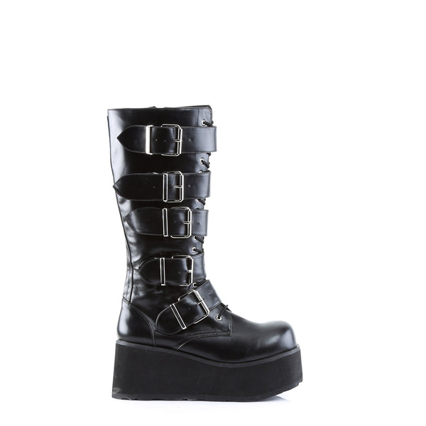 Goth Punk Rock Buckle Strap Knee High Extreme Platform Boots Shoes Pleaser Demonia TRASHVILLE/518