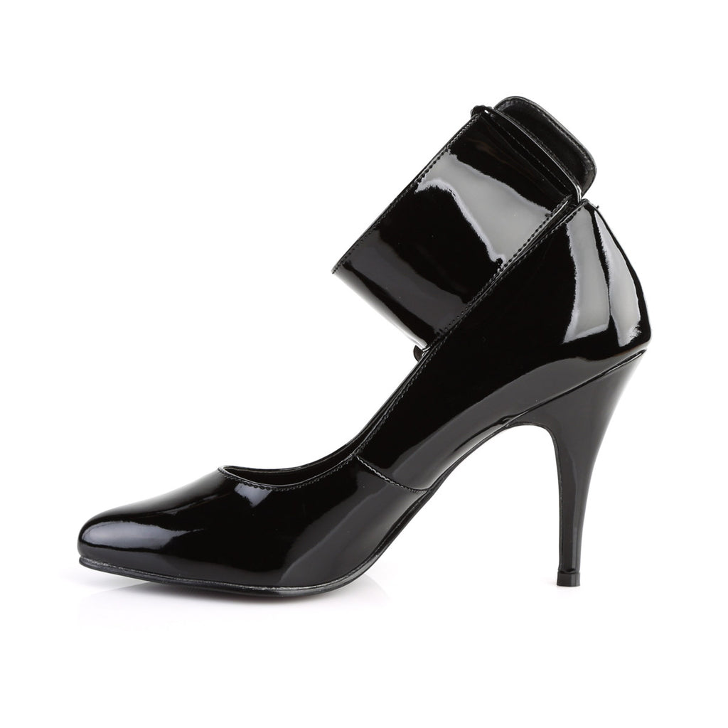 Lock & Key Ankle Cuff Pointed Toe Stiletto Pumps High Heels Shoes Pleaser Pleaser VANITY/434