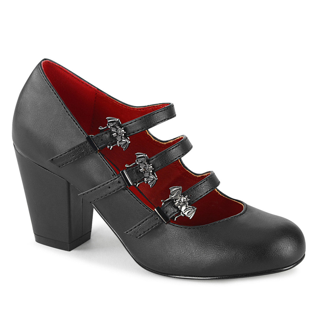 3" Block Heel Round Toe Maryjane Pleaser Demonia VIVIKA/38 Main image